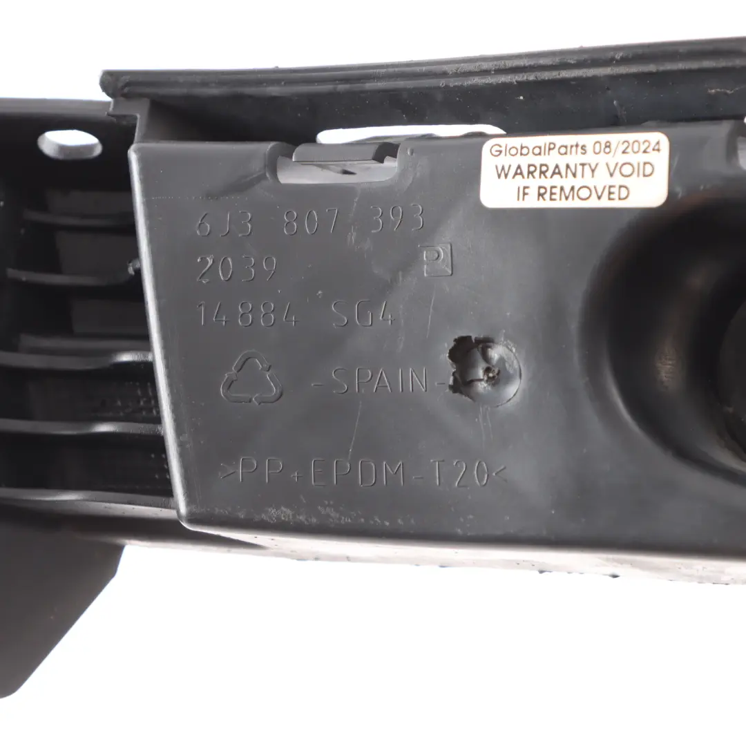 Seat Ibiza 6J 3D Guida Paraurti Posteriore Sinistra Staffa Portante - SKU 6J3807393 - Numero di parte 6J3807393