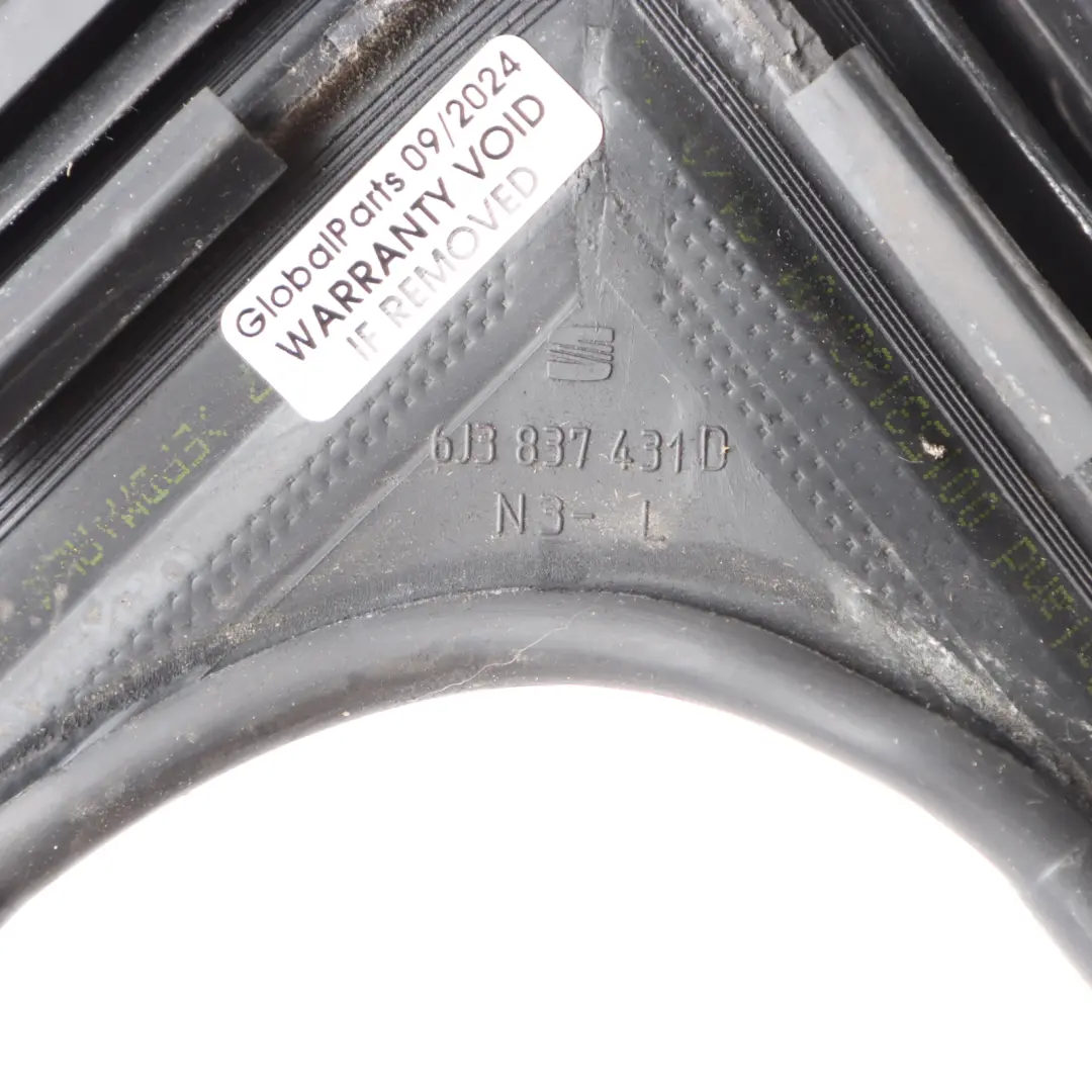 Seat Ibiza 4 6J 3Dr Window Guide Front Door Left N/S Outer Seal - SKU 6J3837431E - Part number 6J3837431E