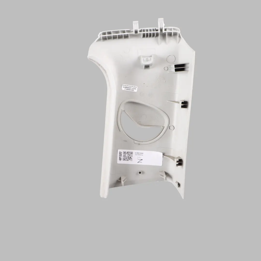 6J Upper B Pillar Column Left N/S Trim Cover Panel to Seat Ibiza with Part number 6J3867243A Seat Ibiza 6J Upper B Pillar Column Left N/S Trim Cover Panel - SKU 6J3867243A - Part number 6J3867243A