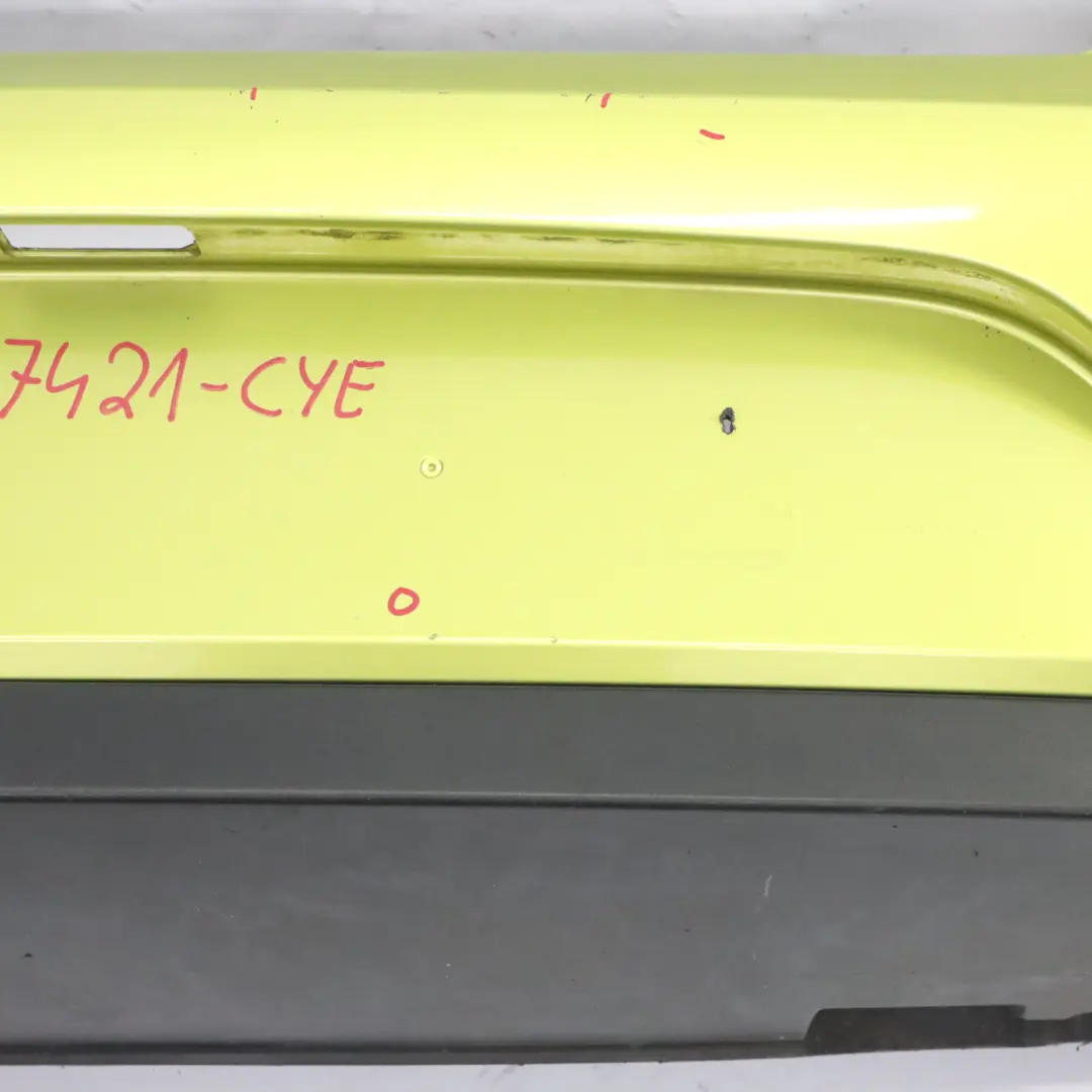 6J Rear Bumper Panel Cover Trim Amarillo Citrus Metallic - S1T to Seat Ibiza with Part number 6J4807421 Seat Ibiza 6J Rear Bumper Panel Cover Trim Amarillo Citrus Metallic - S1T - SKU 6J4807421-CYE - Part number 6J4807421
