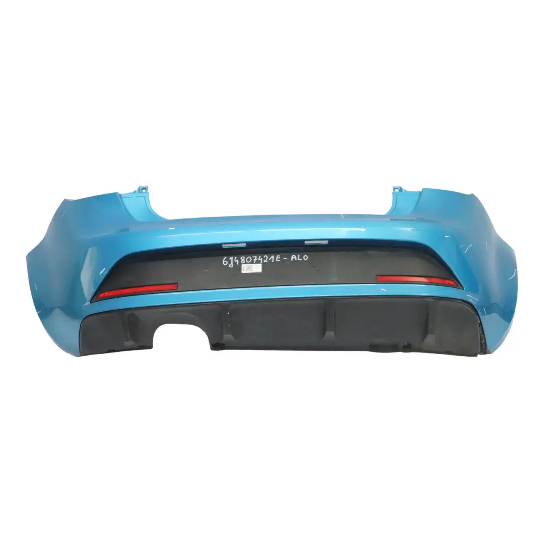 6J Rear Bumper Panel Facelift Cover Trim Alor Blue Metallic - W5N to Seat Ibiza with Part number 6J4807421E Seat Ibiza 6J Rear Bumper Panel Facelift Cover Trim Alor Blue Metallic - W5N - SKU 6J4807421E-ALO - Part number 6J4807421E