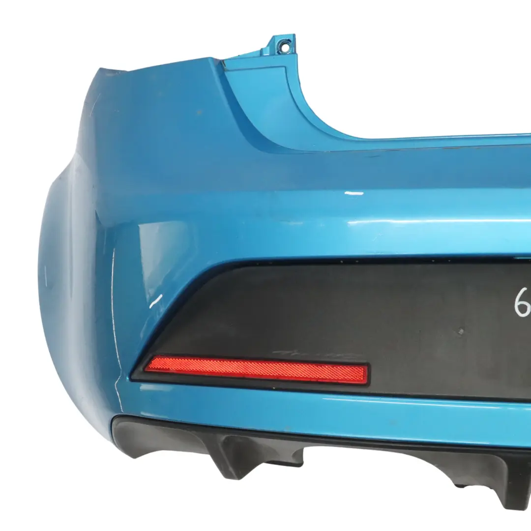 6J Rear Bumper Panel Facelift Cover Trim Alor Blue Metallic - W5N to Seat Ibiza with Part number 6J4807421E Seat Ibiza 6J Rear Bumper Panel Facelift Cover Trim Alor Blue Metallic - W5N - SKU 6J4807421E-ALO - Part number 6J4807421E