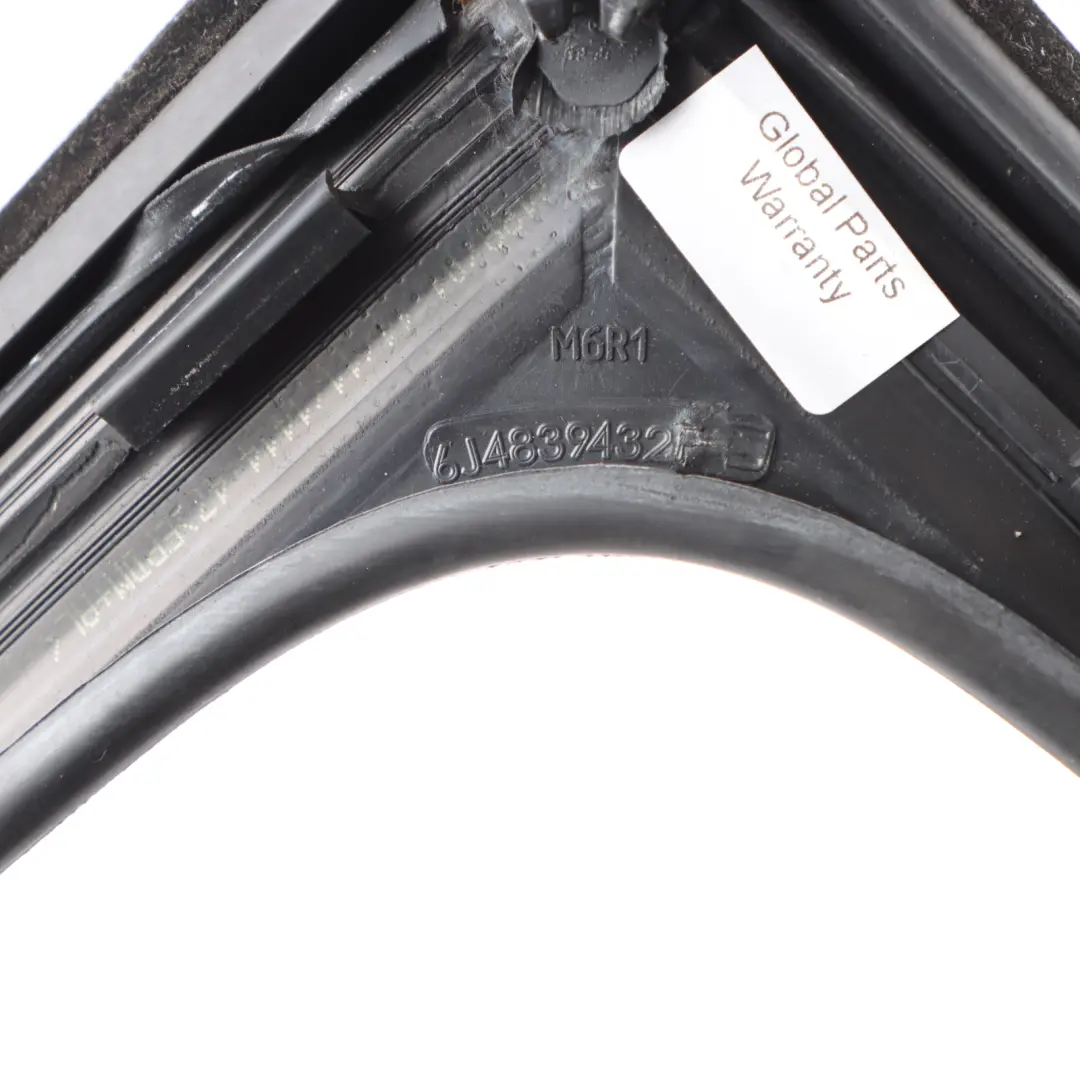 Seat Ibiza 6J Rear Right O/S Seal Gasket Window Frame Guide Rail - SKU 6J4839432F - Part number 6J4839432F