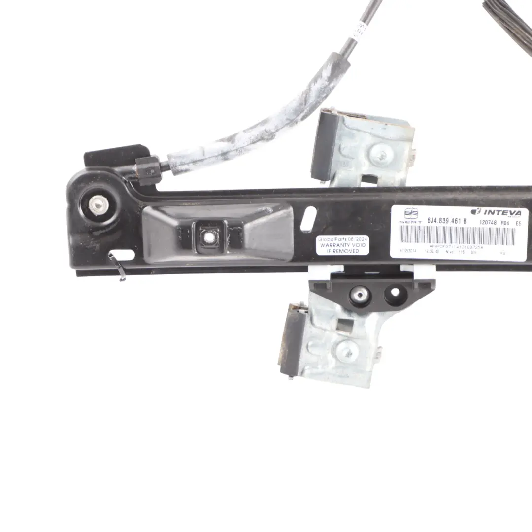 6J Lunette arrière gauche Regulator Lifter Manual 6J4839461B pour Seat Ibiza à propos du numéro de pièce 6J4839461C Seat Ibiza 6J Lunette arrière gauche Regulator Lifter Manual 6J4839461B - SKU 6J4839461C - Numéro de pièce 6J4839461C