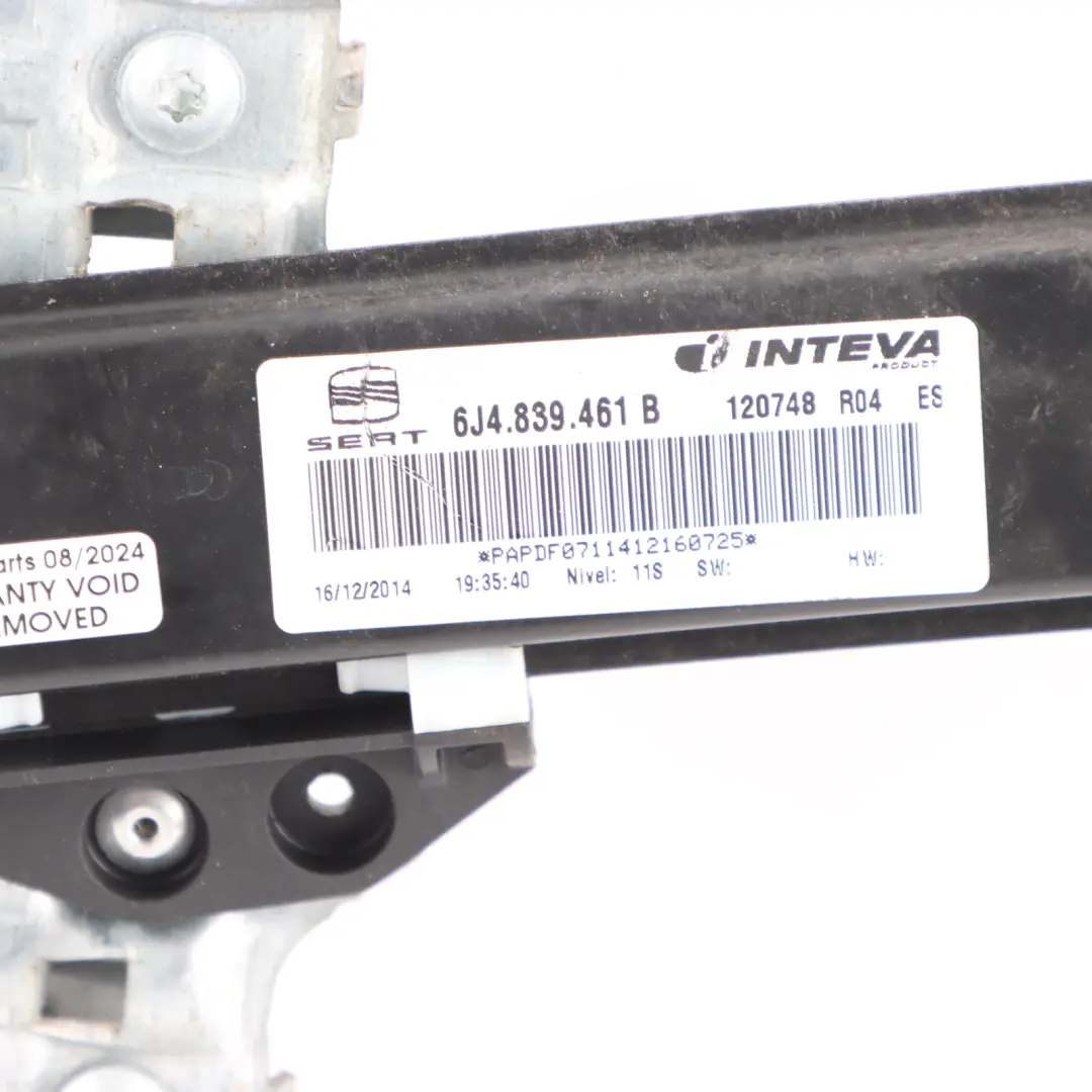 6J Heckscheibe links Regulator Lifter Handbuch 6J4839461B für Seat Ibiza mit Teilenummer 6J4839461C Seat Ibiza 6J Heckscheibe links Regulator Lifter Handbuch 6J4839461B - SKU 6J4839461C - Teilenummer 6J4839461C