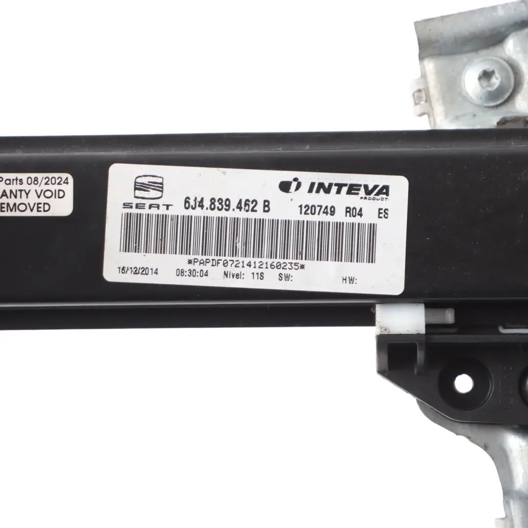 Seat Ibiza 6J Window Lifter Rear Right O/S Regulator Drive Unit - SKU 6J4839462C - Part number 6J4839462C