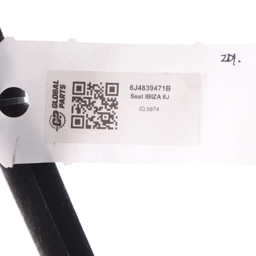 Seat Ibiza 6J Rear Outer Left N/S Glass Window Weatherstrip Seal - SKU 6J4839471B - Part number 6J4839471B
