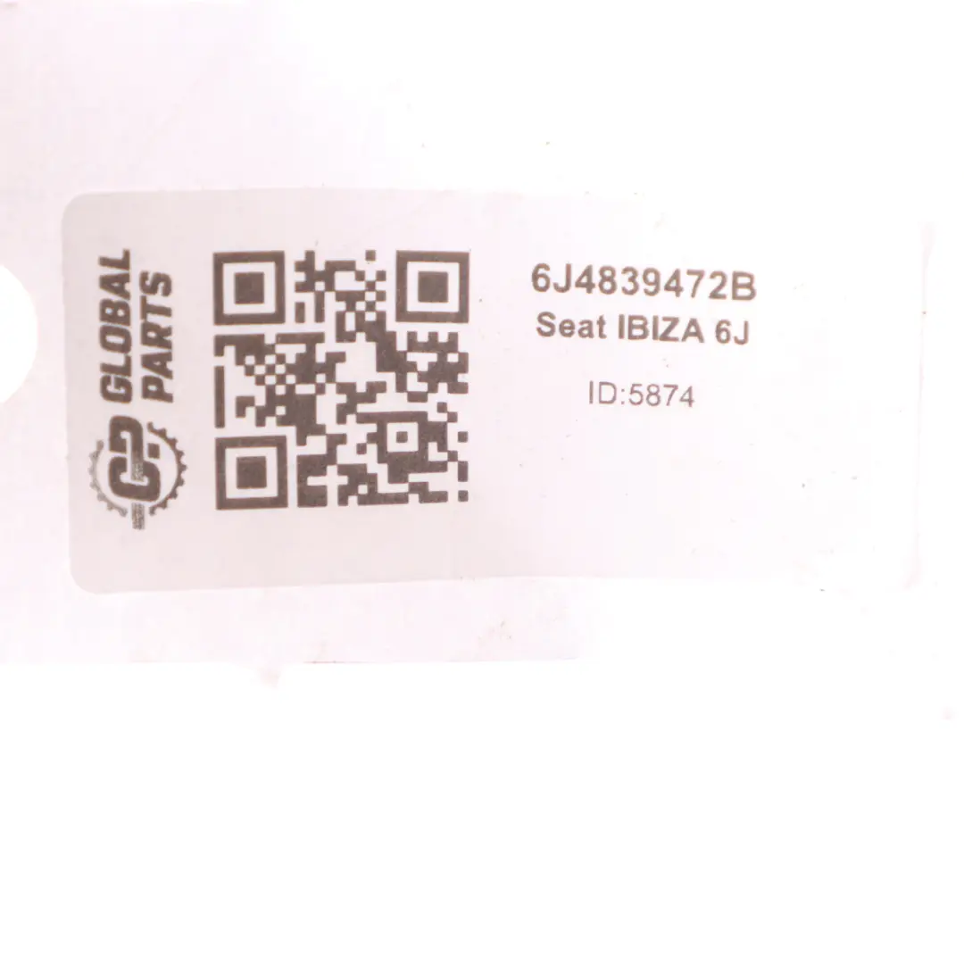 Seat Ibiza 6J trasera exterior derecha vidrio ventana burlete sello - SKU 6J4839472B - Número de pieza 6J4839472B