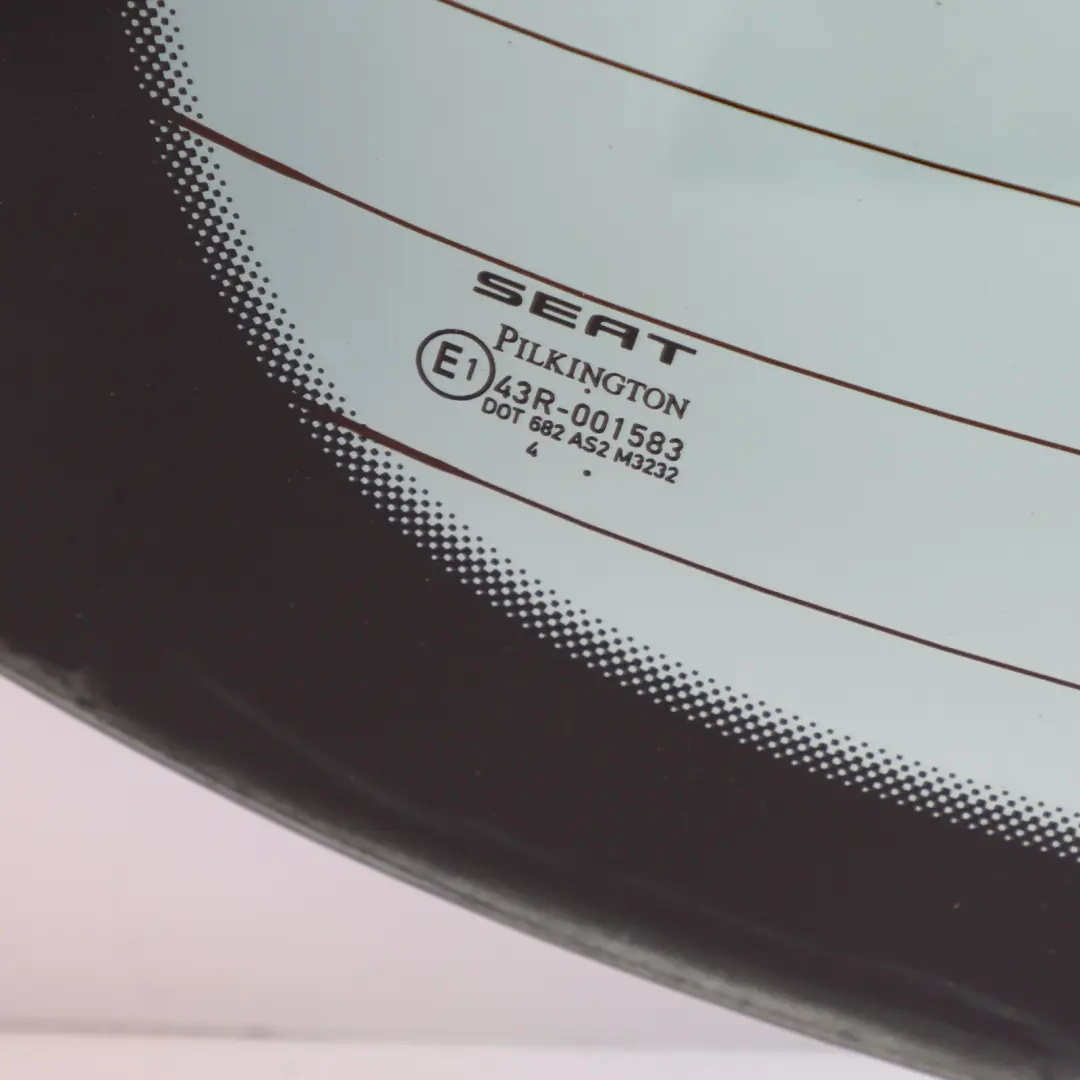 6J Rear Window Glass AS2 Heated Glass Glazing to Seat Ibiza with Part number 6J4845051 Seat Ibiza 6J Rear Window Glass AS2 Heated Glass Glazing - SKU 6J4845051 - Part number 6J4845051