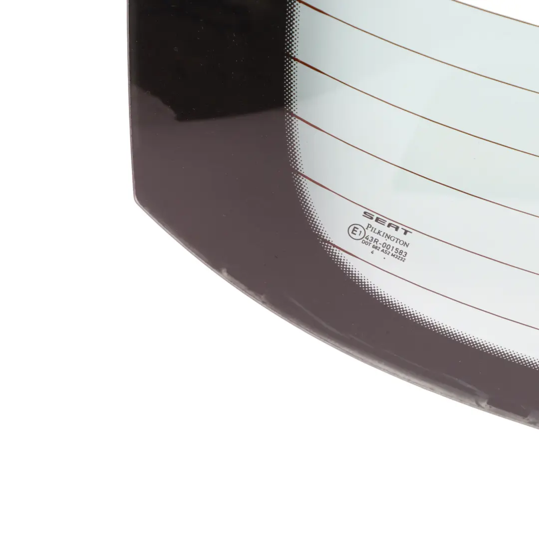 6J Rear Window Glass AS2 Heated Glass Glazing to Seat Ibiza with Part number 6J4845051 Seat Ibiza 6J Rear Window Glass AS2 Heated Glass Glazing - SKU 6J4845051 - Part number 6J4845051