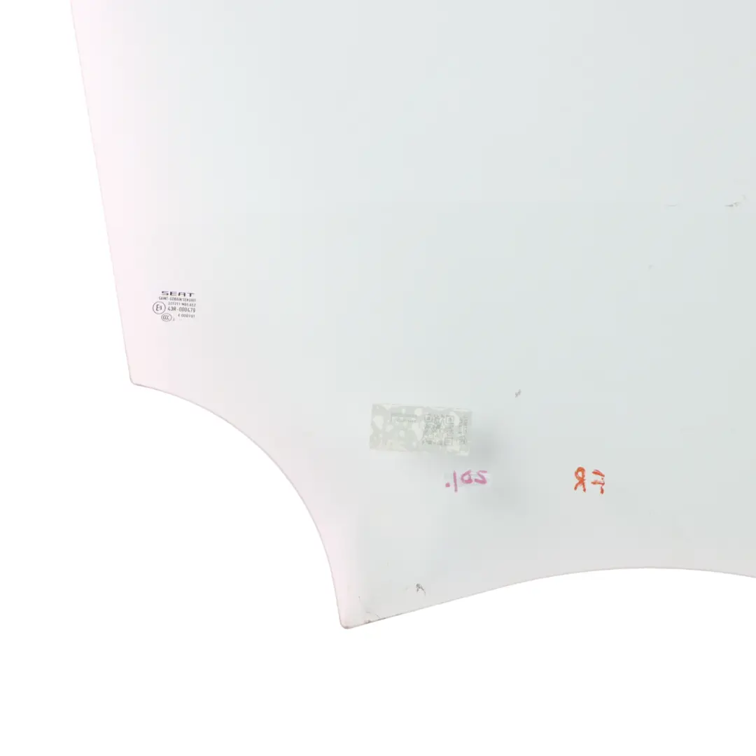 Seat Ibiza 6J Side Window Door Front Right O/S Window Glass AS2 - SKU 6J4845202B - Part number 6J4845202B