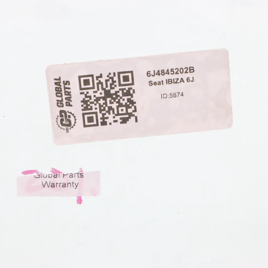 Seat Ibiza 6J Side Window Door Front Right O/S Window Glass AS2 - SKU 6J4845202B - Part number 6J4845202B