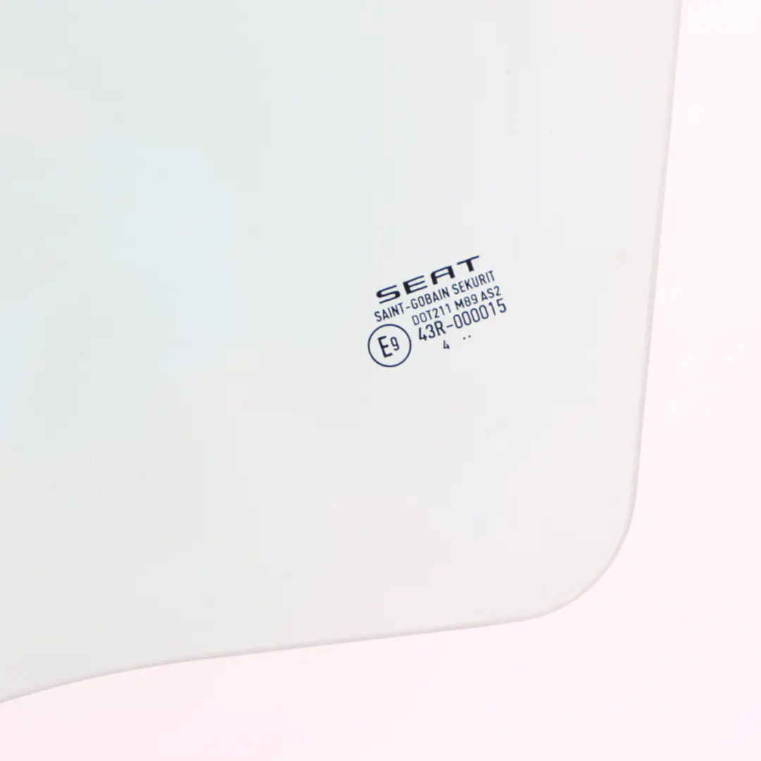 6J Side Window Door Rear Left N/S Window Glass AS2 to Seat Ibiza with Part number 6J4845205 Seat Ibiza 6J Side Window Door Rear Left N/S Window Glass AS2 - SKU 6J4845205 - Part number 6J4845205