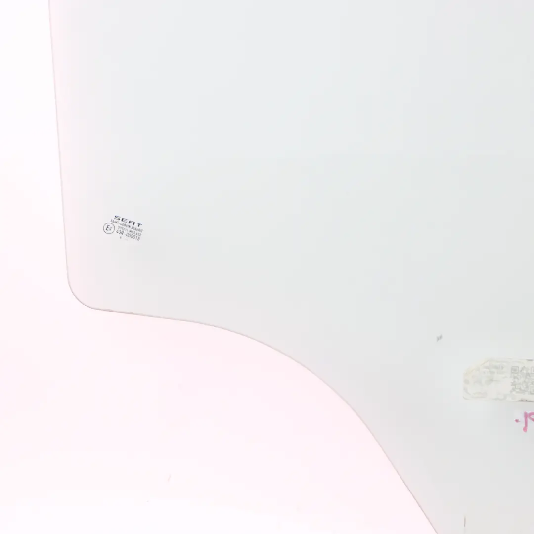 Seat Ibiza 6J Side Window Door Rear Right O/S Window Glass AS2 - SKU 6J4845206 - Part number 6J4845206