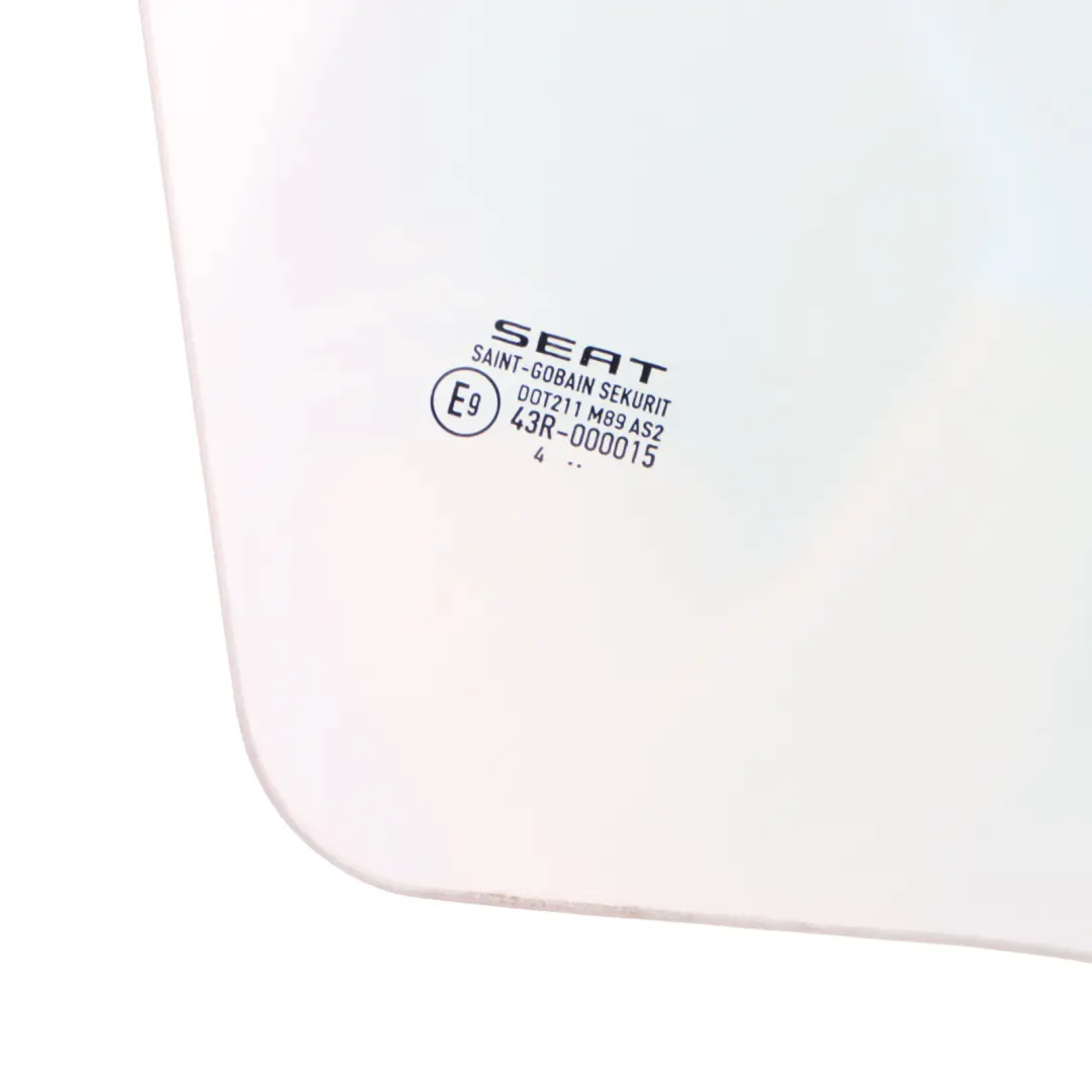 6J Side Window Door Rear Right O/S Window Glass AS2 to Seat Ibiza with Part number 6J4845206 Seat Ibiza 6J Side Window Door Rear Right O/S Window Glass AS2 - SKU 6J4845206 - Part number 6J4845206