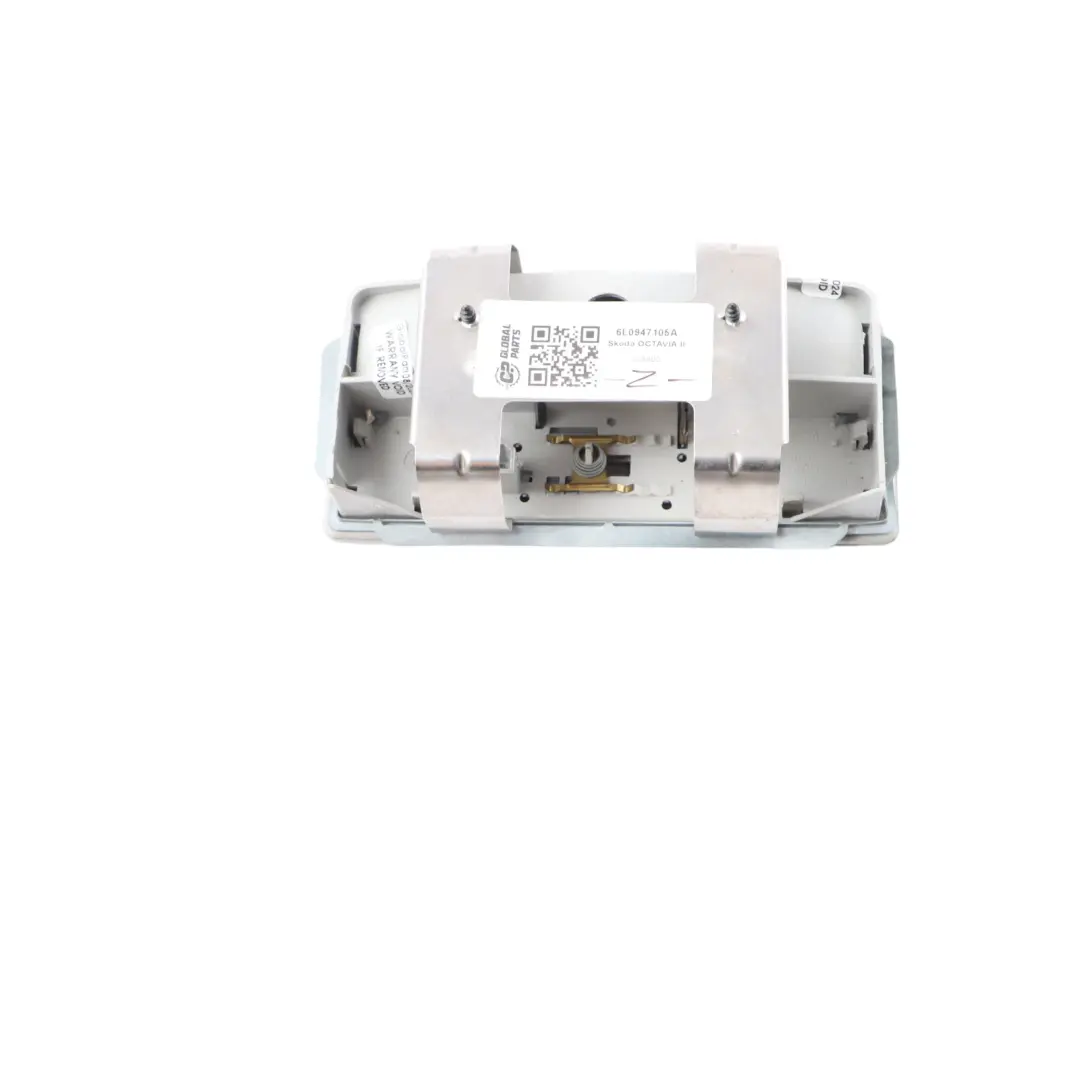 Skoda Octavia II Interior Roof Reading Light Lamp Headliner Gray - SKU 6L0947105A - Part number 6L0947105A