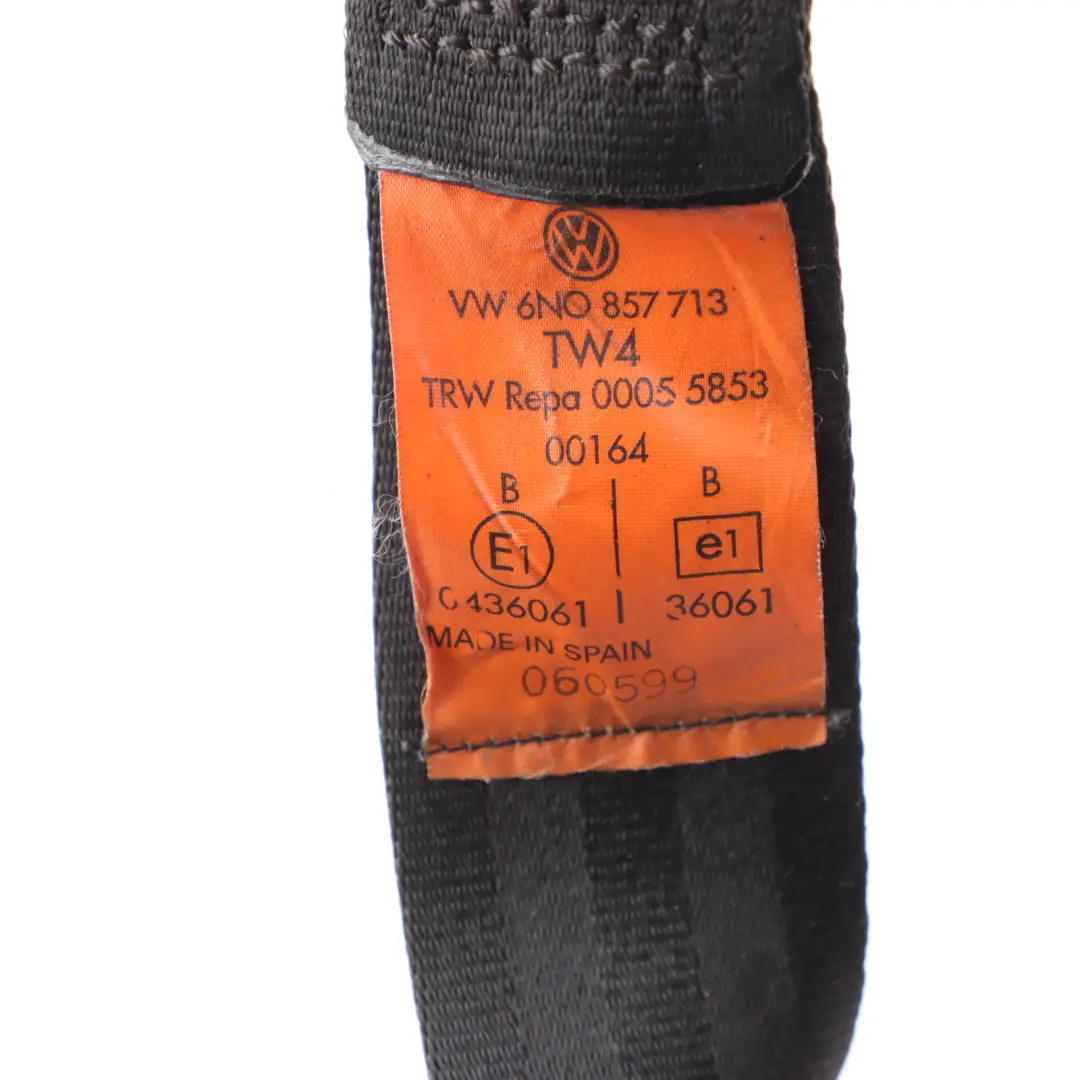 6N Rear Seat Bench Centre Belt Buckle Tensioner Clip 6N0857713 to VW Polo with Part number 6N0857487 VW Polo 6N Rear Seat Bench Centre Belt Buckle Tensioner Clip 6N0857713 - SKU 6N0857487 - Part number 6N0857487