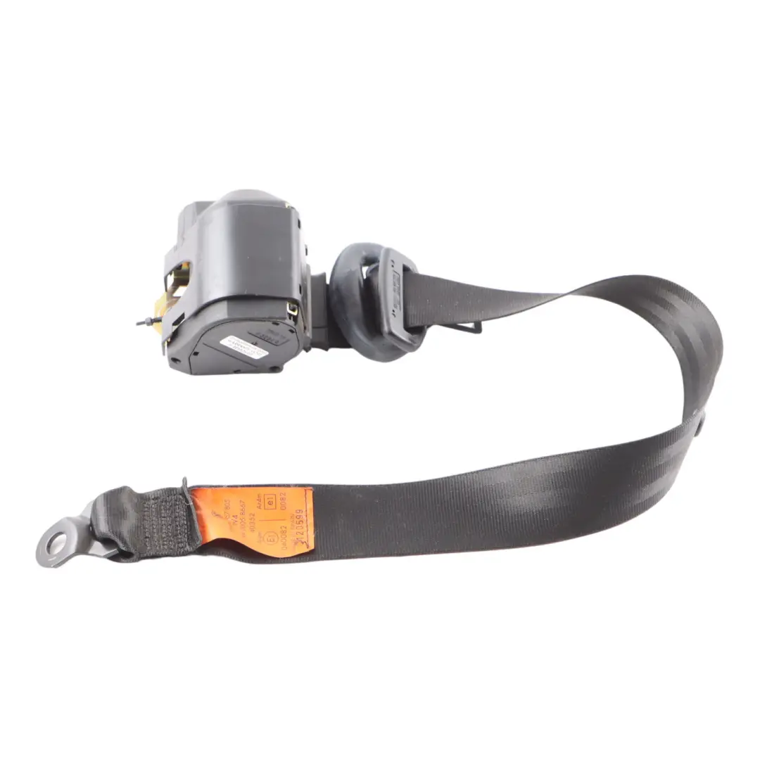 Seatbelt Rear Left N/S Seat Upper Belt to VW Volkswagen Polo 6R with Part number 6N0857805 VW Volkswagen Polo 6R Seatbelt Rear Left N/S Seat Upper Belt - SKU 6N0857805 - Part number 6N0857805