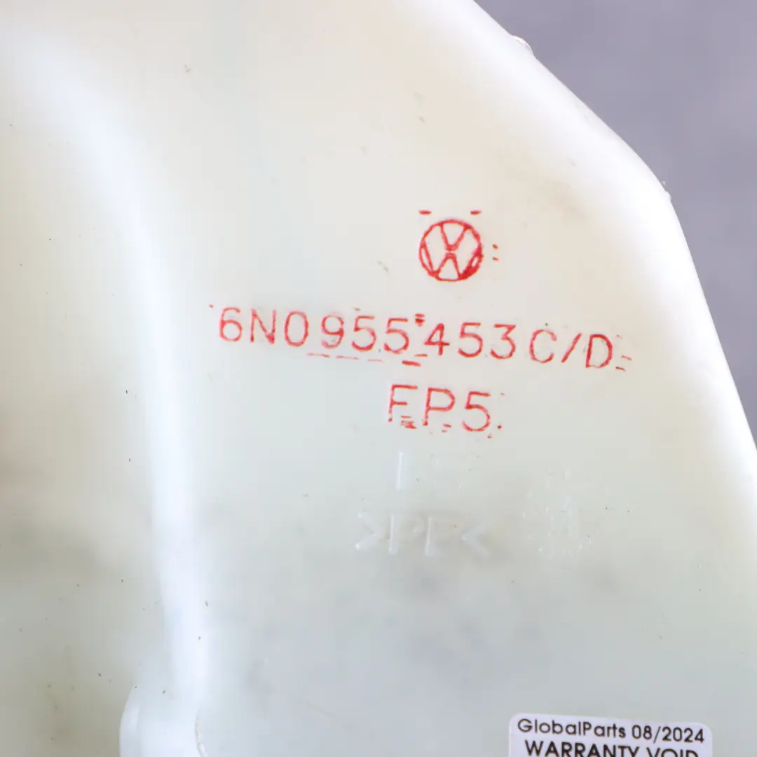 Expansion Washer Fluid Tank Bottle Reservoir to VW Volkswagen Polo 6R with Part number 6N0955453C VW Volkswagen Polo 6R Expansion Washer Fluid Tank Bottle Reservoir - SKU 6N0955453C - Part number 6N0955453C