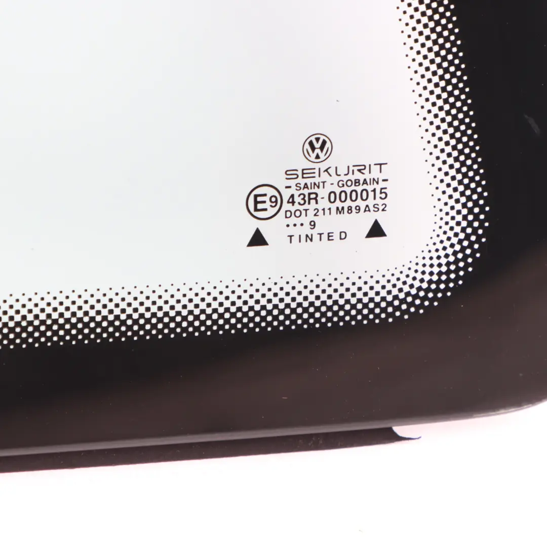 6N Window Quarter Glass Rear Right O/S Tinted AS2 to Volkswagen Polo with Part number 6N3845042 Volkswagen Polo 6N Window Quarter Glass Rear Right O/S Tinted AS2 - SKU 6N3845042 - Part number 6N3845042