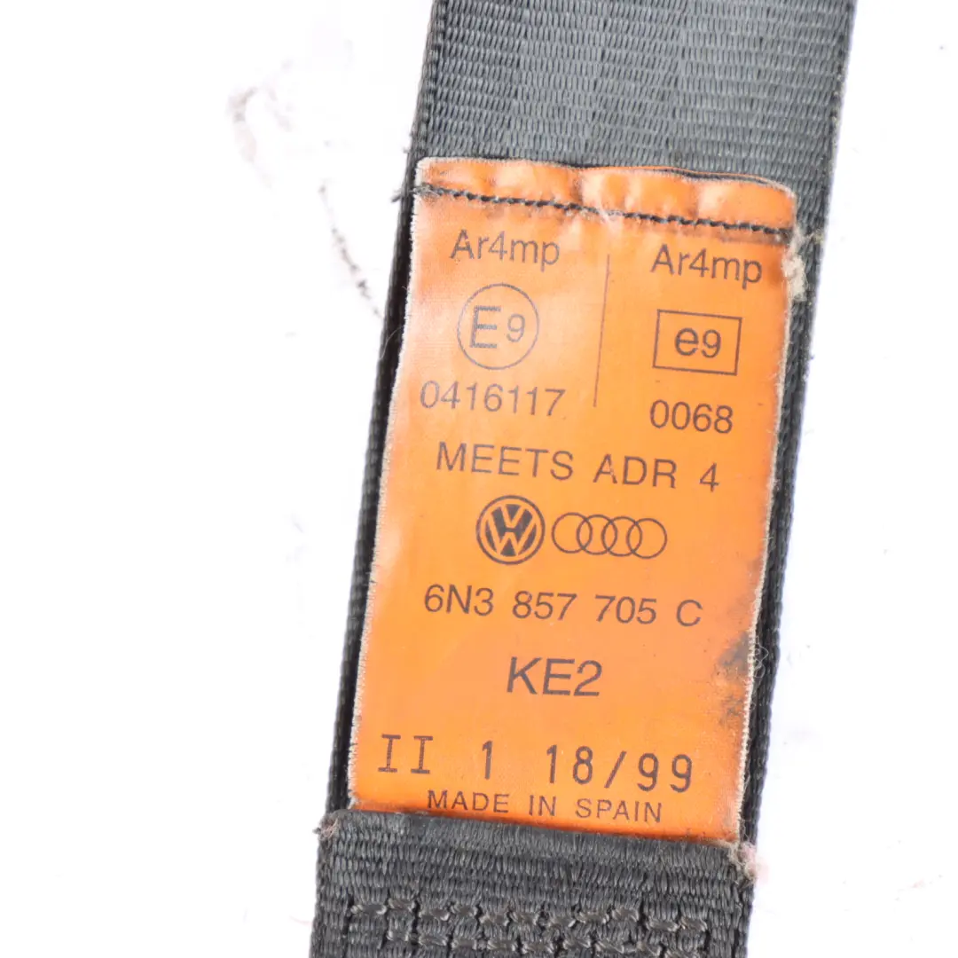 6N Front Left N/S Safety Seatbelt Seat Belt to VW Volkswagen Polo with Part number 6N3857705C VW Volkswagen Polo 6N Front Left N/S Safety Seatbelt Seat Belt - SKU 6N3857705C - Part number 6N3857705C