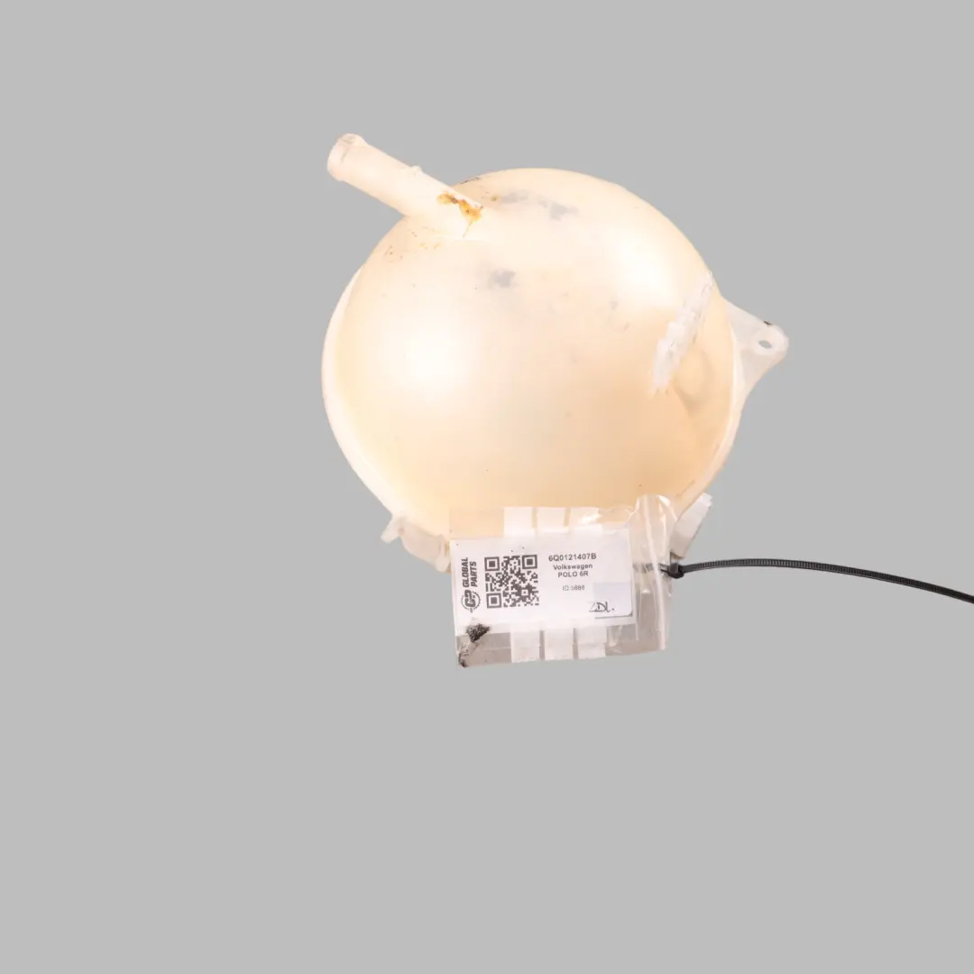 Coolant Reservoir Expansion Tank Fluid Bottle to VW Volkswagen Polo 6R with Part number 6Q0121407B VW Volkswagen Polo 6R Coolant Reservoir Expansion Tank Fluid Bottle - SKU 6Q0121407B - Part number 6Q0121407B