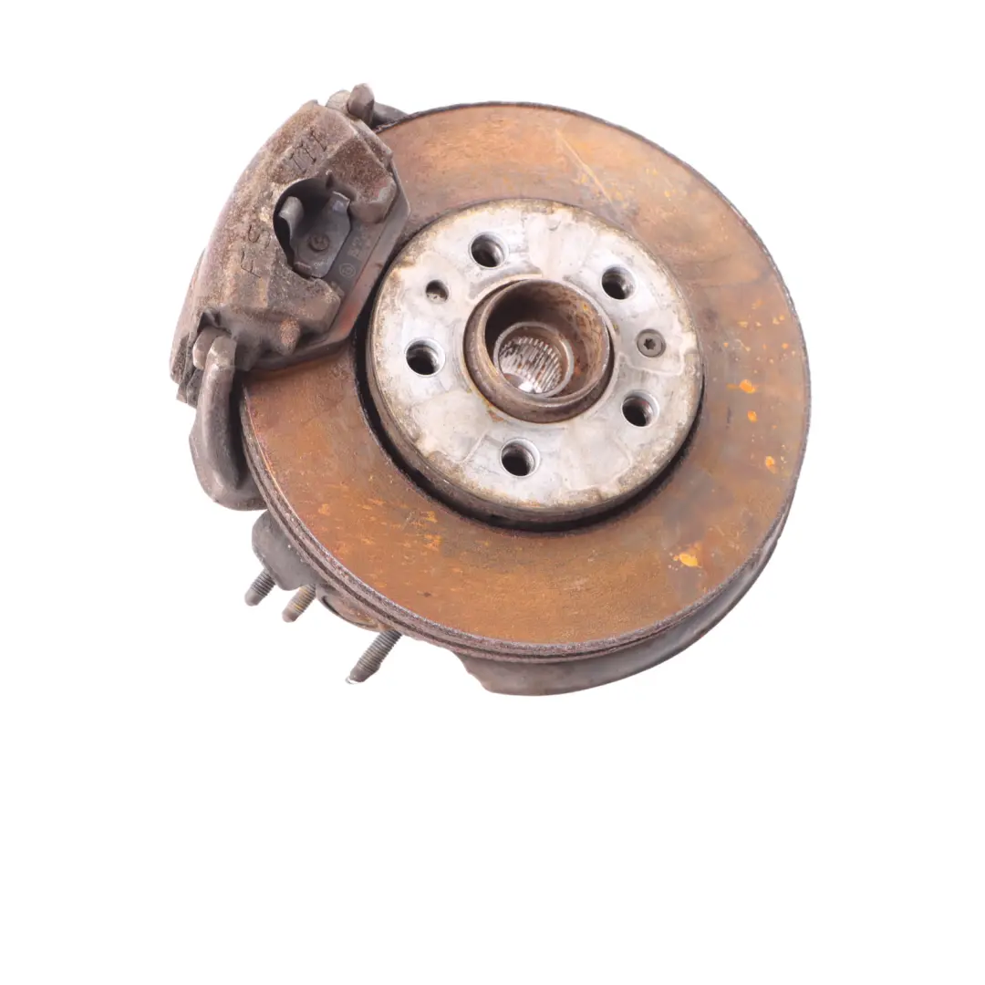 Mk5 6R Zwrotnica Piasta Koła Przód Lewy do Volkswagen Polo o numerze 6Q0407255AC Volkswagen Polo Mk5 6R Zwrotnica Piasta Koła Przód Lewy - SKU 6Q0407255AC - Numer Części 6Q0407255AC