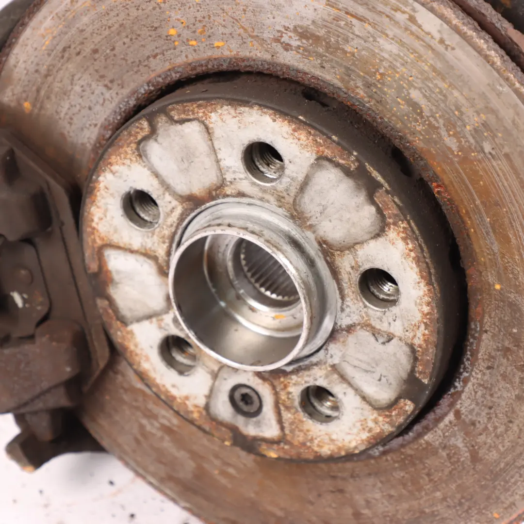 VW Polo 6R 1.2 Petrol Front Suspension Leg Left N/S Wheel Carrier Strut Caliper - SKU 6Q0407255AC-2 - Part number 6Q0407255AC-2