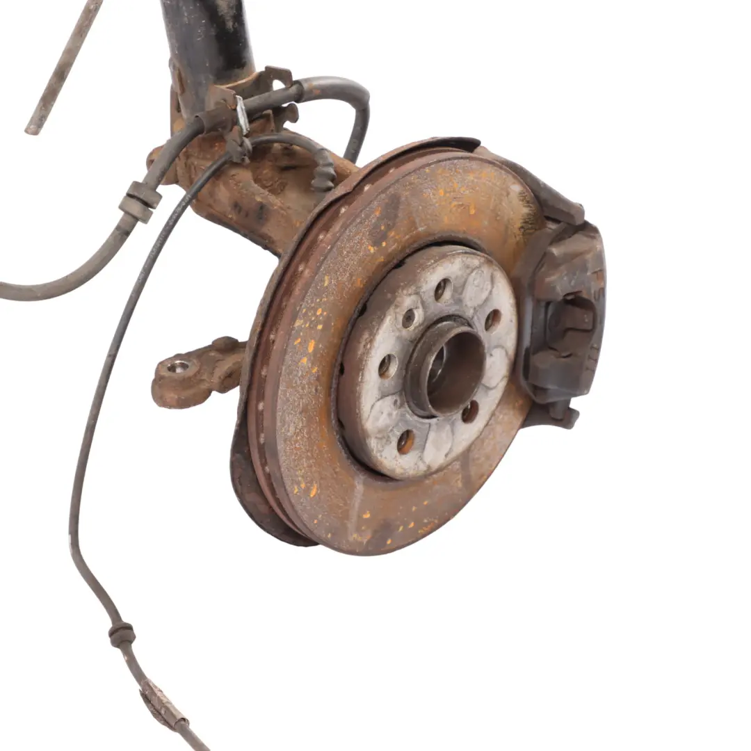 Seat Ibiza 6J Suspension Leg Front Right O/S Spring Strut Wheel Carrier Hub - SKU 6Q0407256AC-1 - Part number 6Q0407256AC