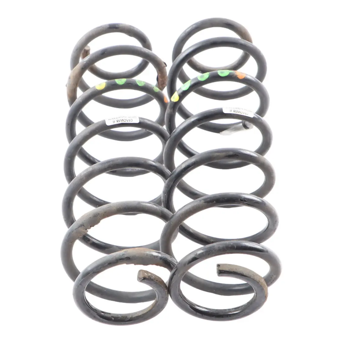 Volkswagen Polo 6R 1.2 Jeu de Ressorts Arrière Jaune/ 3x Vert/Orange 6Q0511115CC