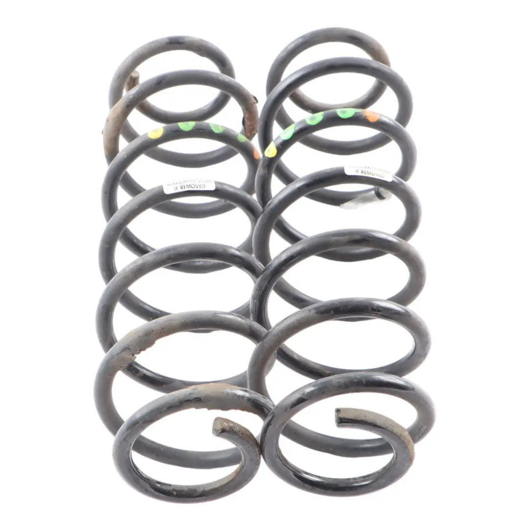 Set Rear Yellow/ 3x Green/Orange to Volkswagen Polo 6R 1.2 Spring with Part number 6Q0511115CC Volkswagen Polo 6R 1.2 Spring Set Rear Yellow/ 3x Green/Orange - SKU 6Q0511115CC - Part number 6Q0511115CC