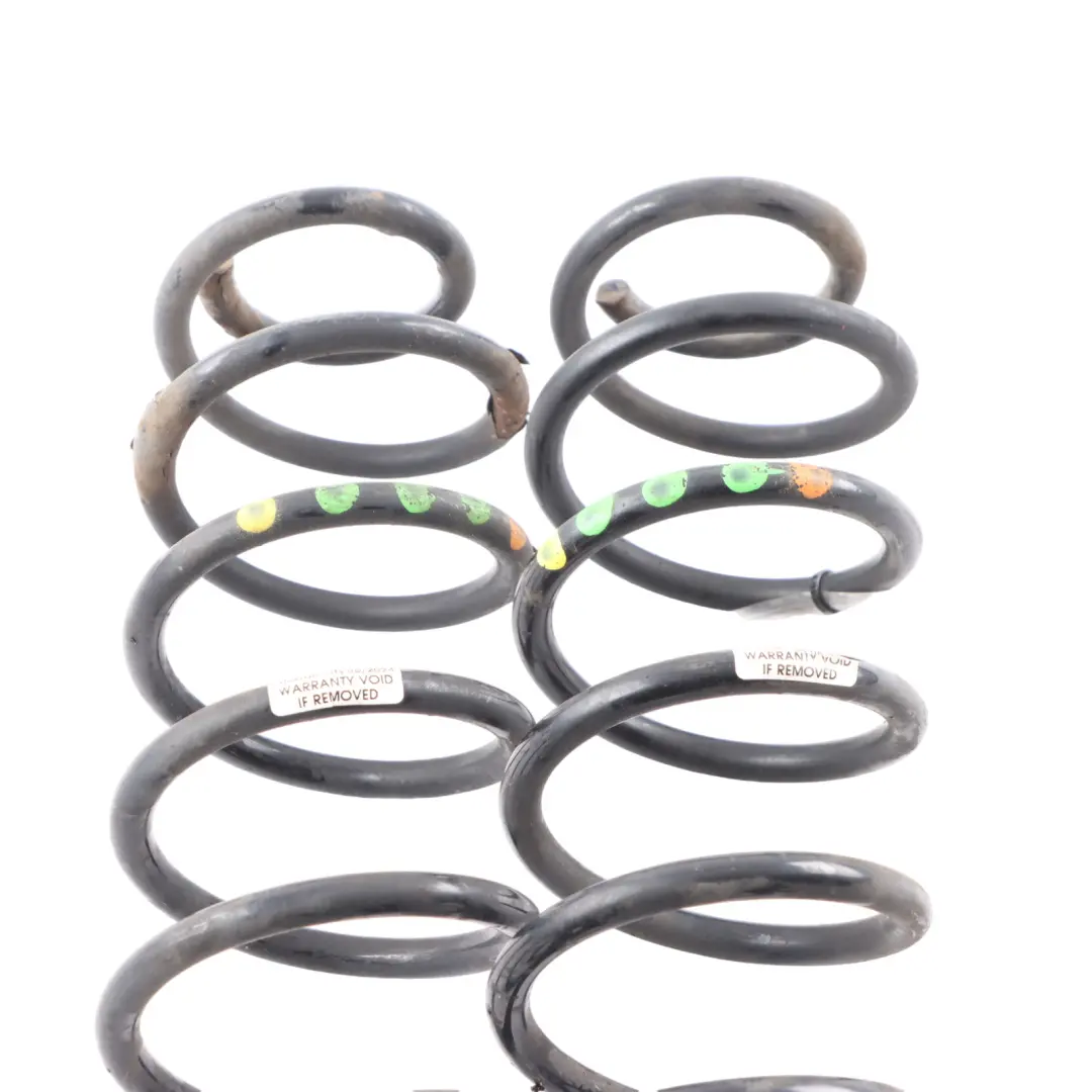 Set Rear Yellow/ 3x Green/Orange to Volkswagen Polo 6R 1.2 Spring with Part number 6Q0511115CC Volkswagen Polo 6R 1.2 Spring Set Rear Yellow/ 3x Green/Orange - SKU 6Q0511115CC - Part number 6Q0511115CC