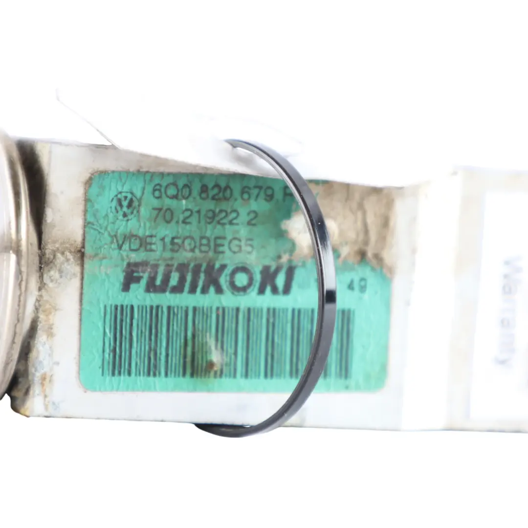Expansion Valve Air Conditioning A/C Valve 6Q0820679F to Volkswagen Polo 6R with Part number 6Q0820679G Volkswagen Polo 6R Expansion Valve Air Conditioning A/C Valve 6Q0820679F - SKU 6Q0820679G - Part number 6Q0820679G