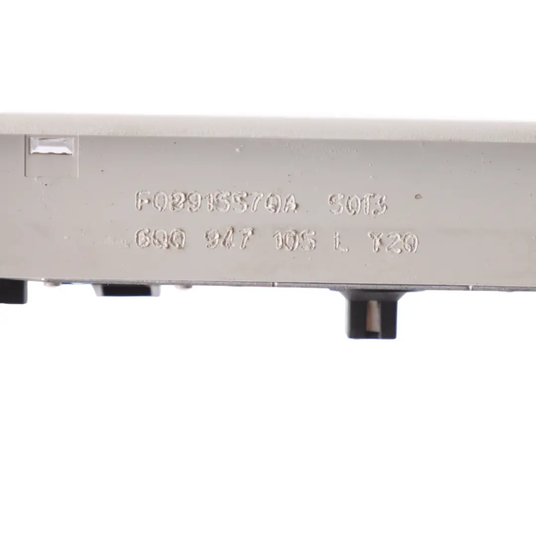 Interrupteur Intérieur Lampe Toit Avant Gris Perle pour Volkswagen Polo 6R à propos du numéro de pièce 6Q0947105H Volkswagen Polo 6R Interrupteur Intérieur Lampe Toit Avant Gris Perle - SKU 6Q0947105H - Numéro de pièce 6Q0947105H