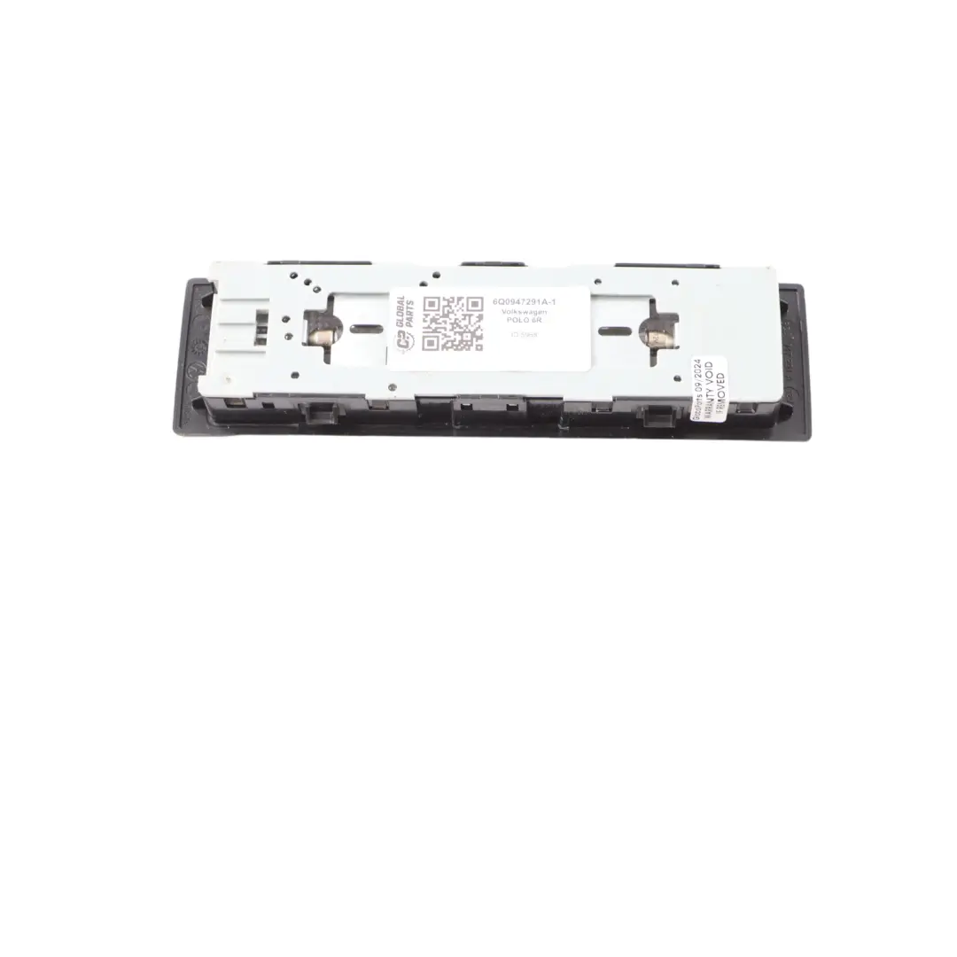 Luz Interior Trasera Lectura Interruptor Negro para Volkswagen Polo 6R con número de pieza 6Q0947291A Volkswagen Polo 6R Luz Interior Trasera Lectura Interruptor Negro - SKU 6Q0947291A-1 - Número de pieza 6Q0947291A