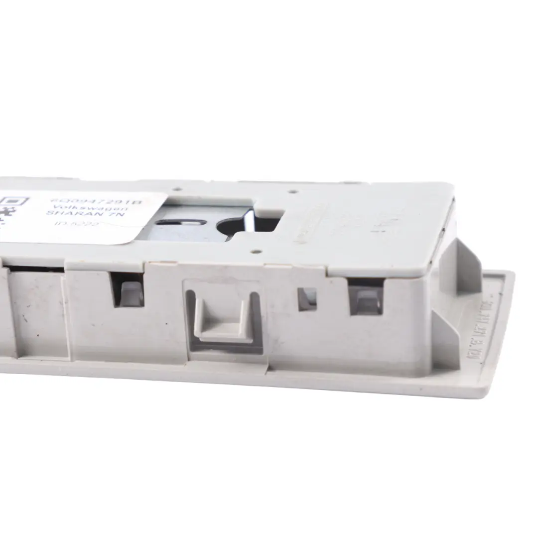 Roof Light Interior Reading Lamp Switch Unit to VW Sharan Touran with Part number 6Q0947291B VW Sharan Touran Roof Light Interior Reading Lamp Switch Unit - SKU 6Q0947291B - Part number 6Q0947291B