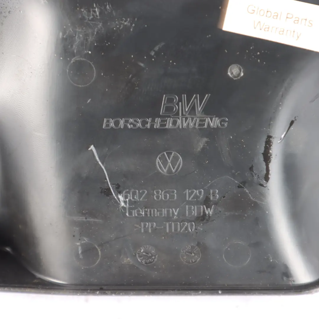 Volkswagen Polo 6R Steering Column Lower Trim Cover Panel Black - SKU 6Q2863129B - Part number 6Q2863129B