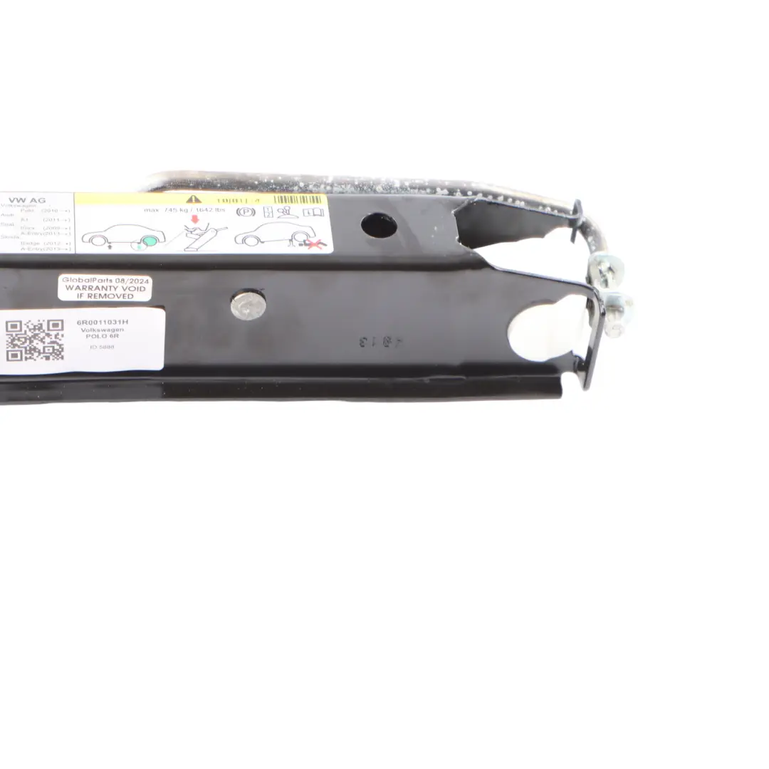 VW Volkswagen Polo 6R Gato elevador de emergencia - SKU 6R0011031H - Número de pieza 6R0011031H