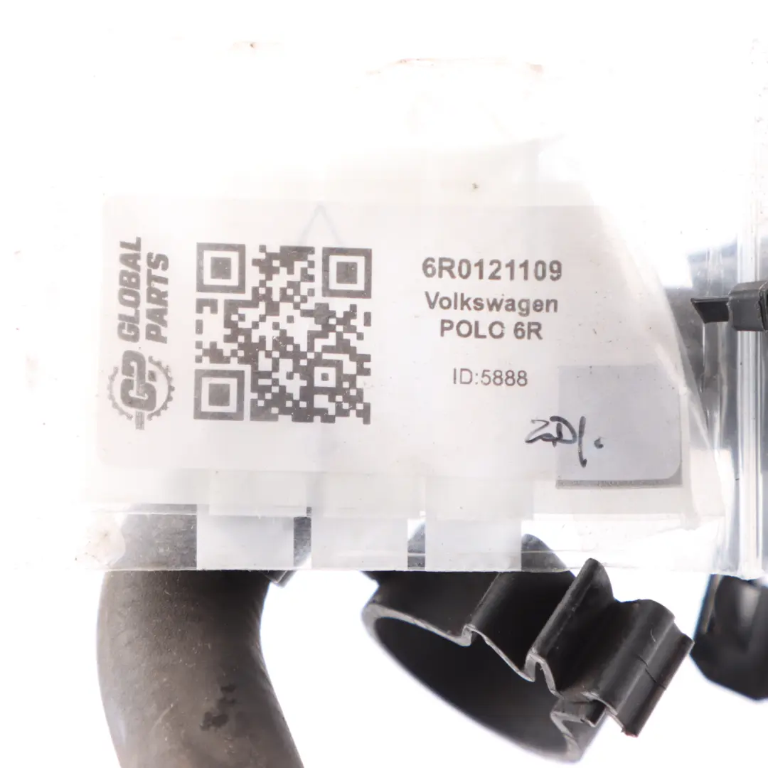 Manguera de agua Refrigerante Tubería para Volkswagen Polo 6R con número de pieza 6R0121109 Volkswagen Polo 6R Manguera de agua Refrigerante Tubería - SKU 6R0121109 - Número de pieza 6R0121109