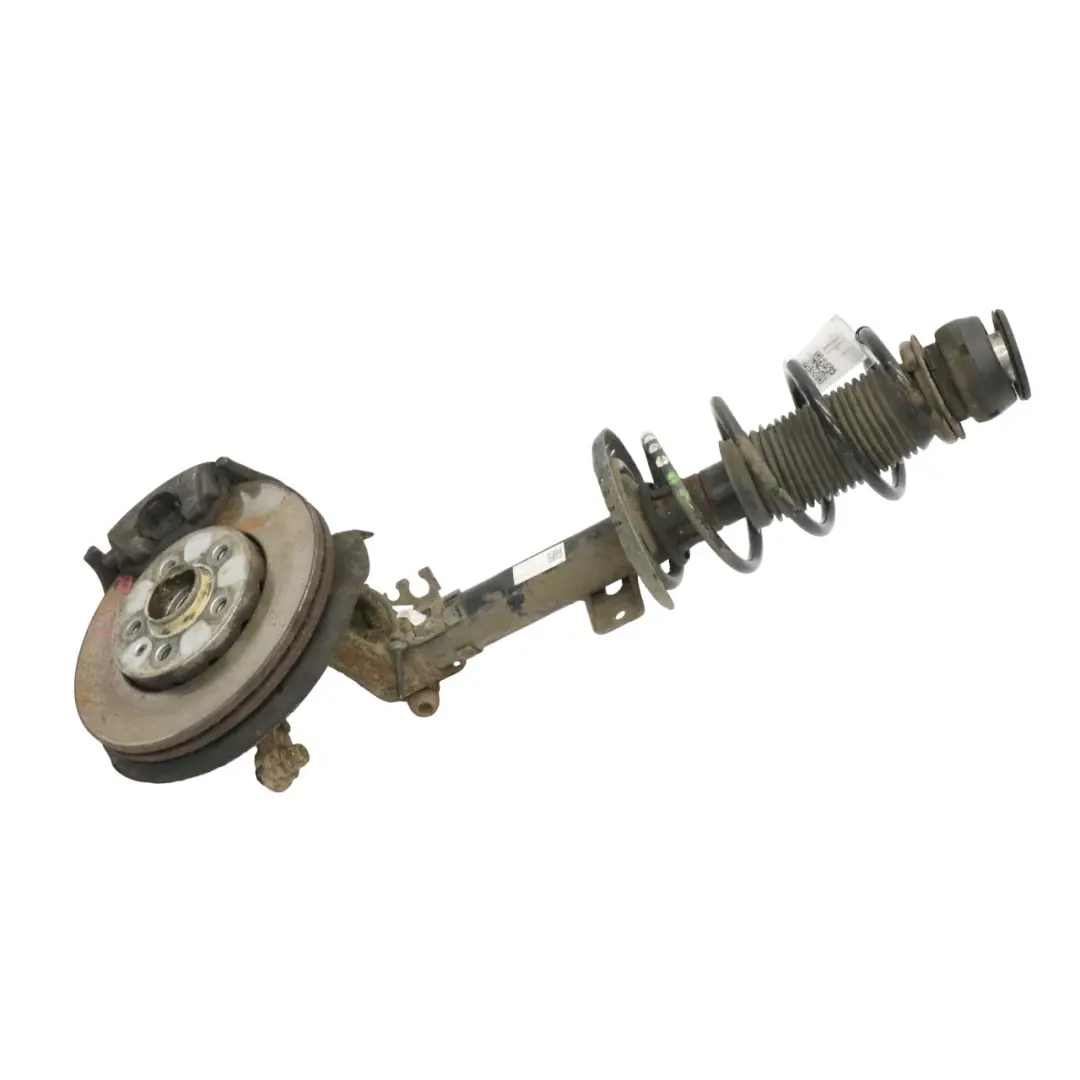 VW Polo 6R 1.4 Suspension jambe avant gauche porte-roue moyeu étrier - SKU 6R0413031C - Numéro de pièce 6R0413031C