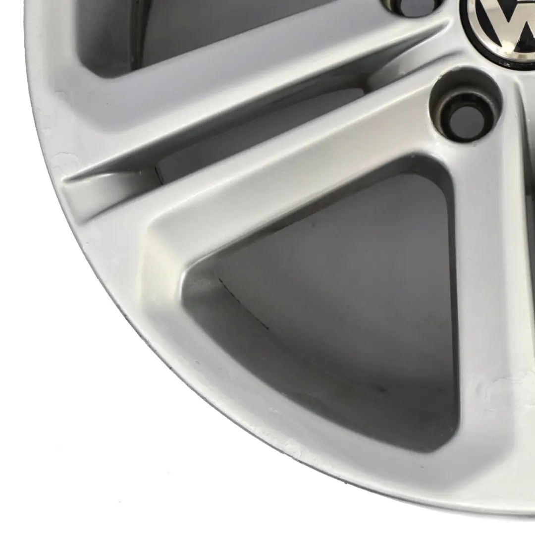 Volkswagen Polo Mk5 6R Srebrna Felga Aluminiowa 16" ET:46 7J 6R0601025T - SKU 6R0601025T-1 - Numer Części 6R0601025T-1