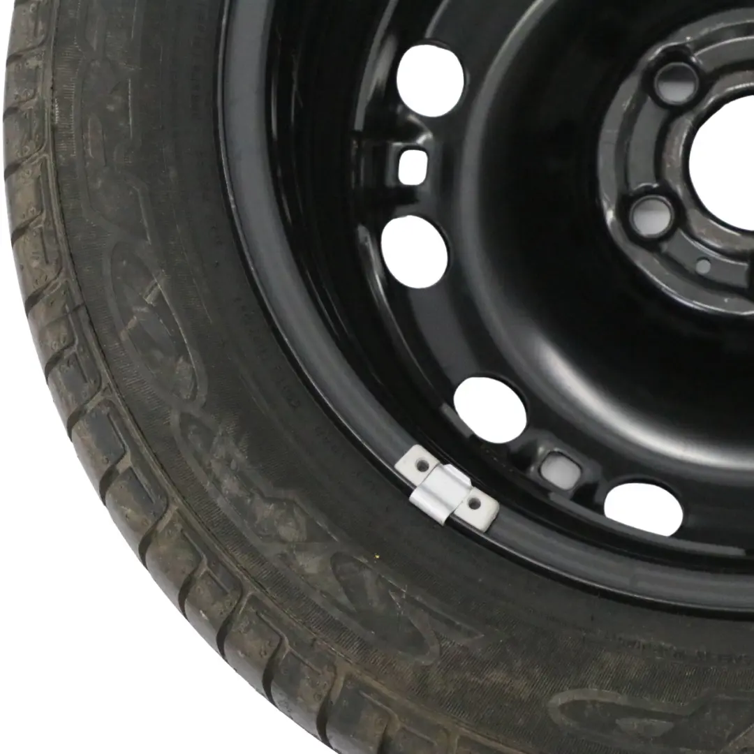 VW Volkswagen Polo 6R Ersatz Rad Stahl R15 Reifen Dunlop 185/60 - SKU 6R0601027D - Teilenummer 6R0601027D