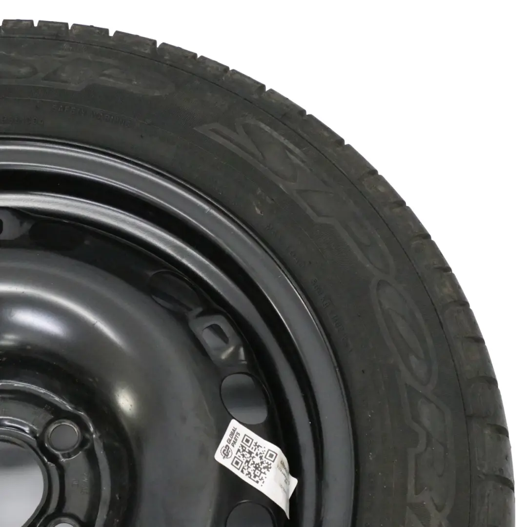 Volkswagen Polo 6R Koło Zapasowe Dojazdowe R15 Dunlop 185/60 - SKU 6R0601027D - Numer Części 6R0601027D