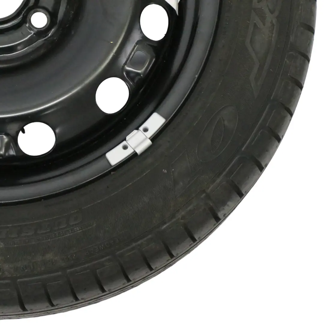 Spare Wheel Steel R15 Tyre Dunlop 185/60 to VW Volkswagen Polo 6R with Part number 6R0601027D VW Volkswagen Polo 6R Spare Wheel Steel R15 Tyre Dunlop 185/60 - SKU 6R0601027D - Part number 6R0601027D