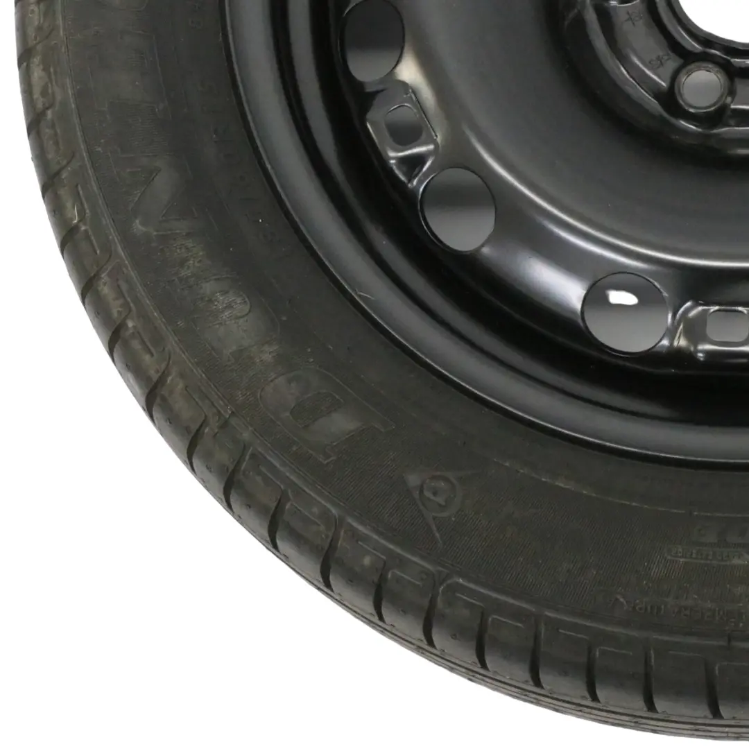 VW Volkswagen Polo 6R Ersatz Rad Stahl R15 Reifen Dunlop 185/60 - SKU 6R0601027D - Teilenummer 6R0601027D