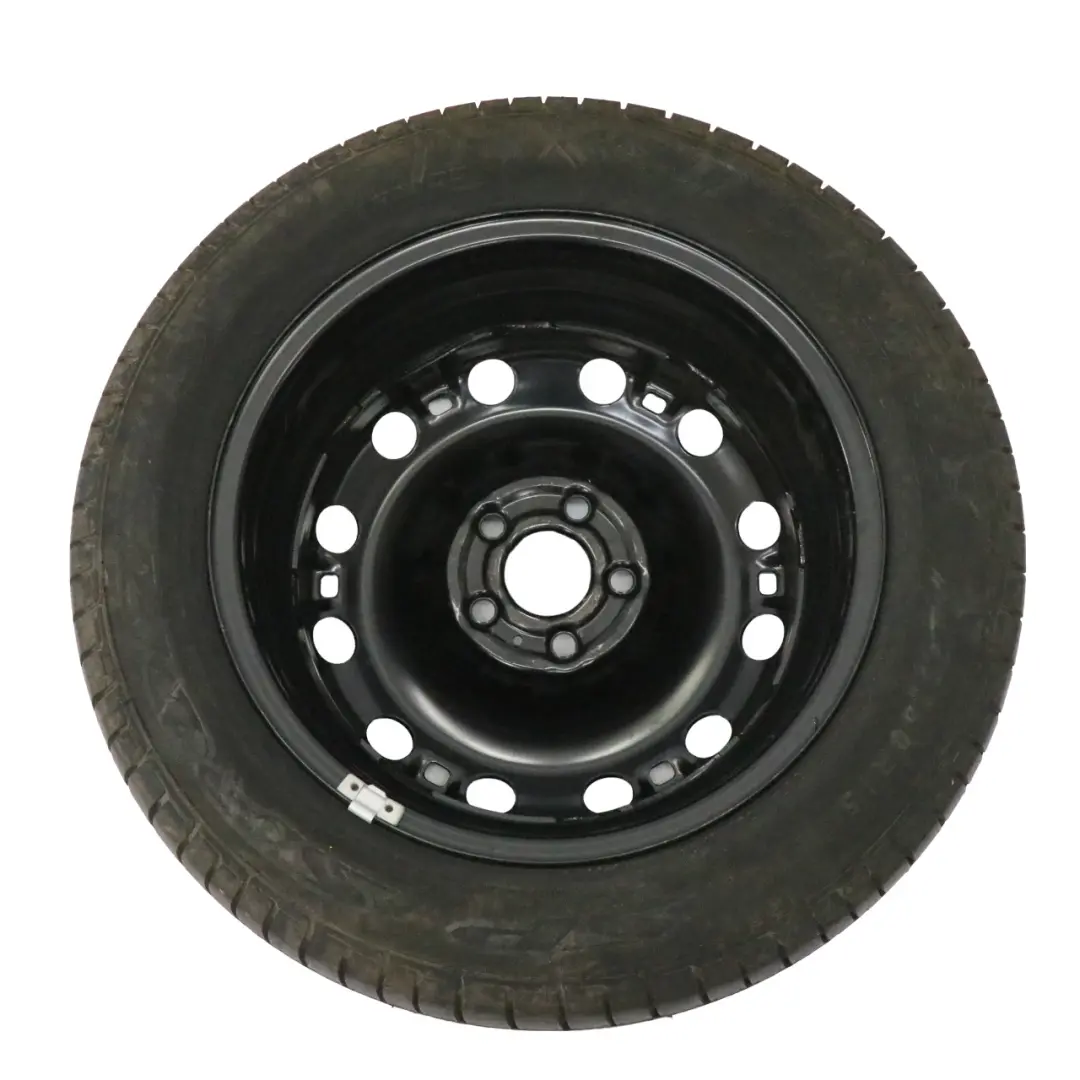 Ruota scorta acciaio R15 Pneumatico Dunlop 185/60 per Volkswagen Polo 6R con numero di parte 6R0601027D Volkswagen Polo 6R Ruota scorta acciaio R15 Pneumatico Dunlop 185/60 - SKU 6R0601027D - Numero di parte 6R0601027D