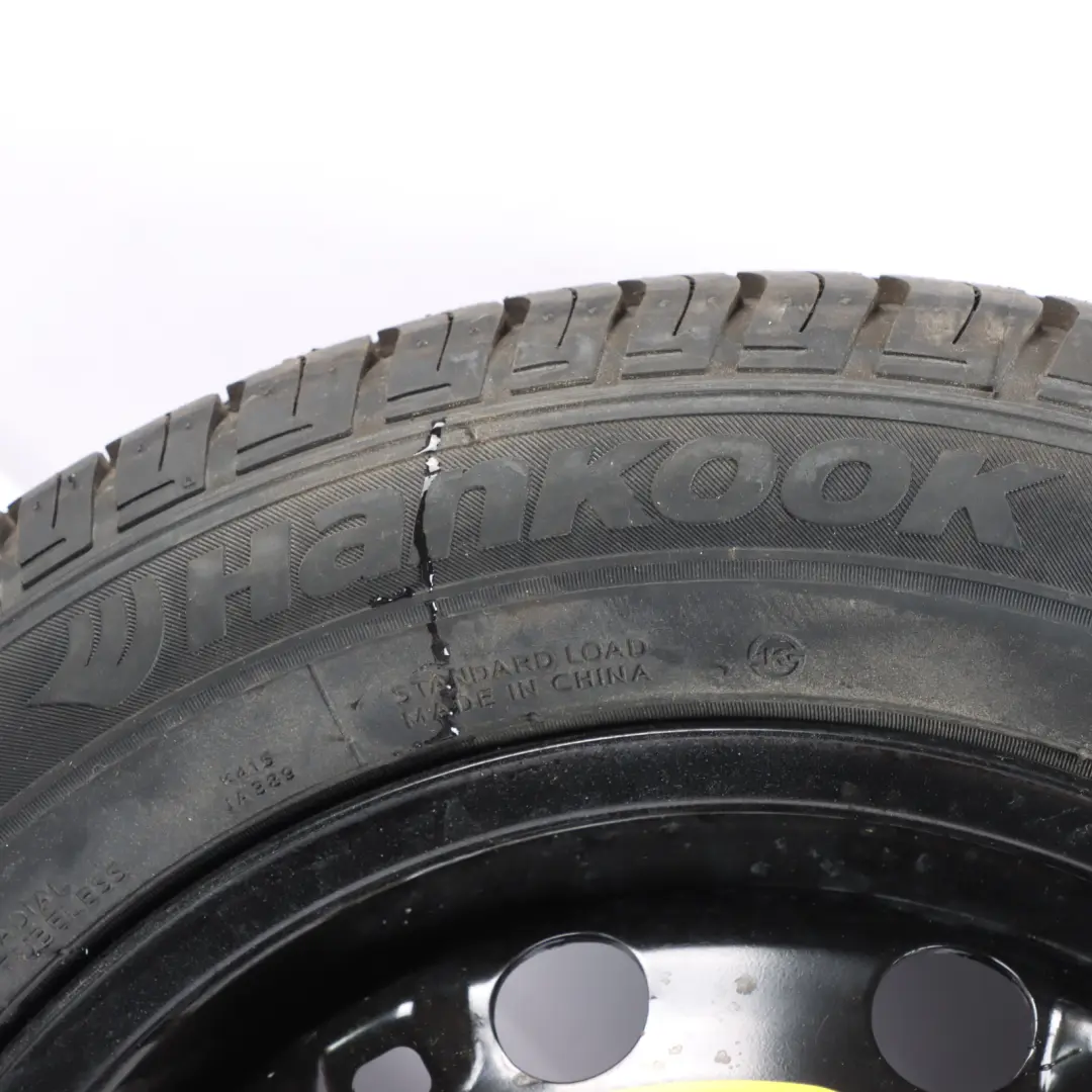 Mk5 6R Spare Wheel Wheel Steel R15 Tyre 185/60 to VW Volkswagen Polo with Part number 6R0601027E VW Volkswagen Polo Mk5 6R Spare Wheel Wheel Steel R15 Tyre 185/60 - SKU 6R0601027E - Part number 6R0601027E