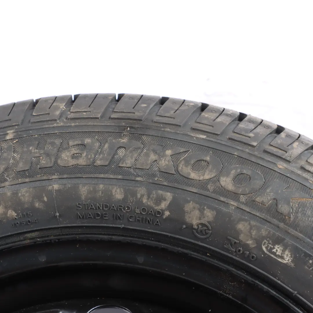 Mk5 6R Ersatzrad Stahl R15 Reifen 185/60 für VW Volkswagen Polo mit Teilenummer 6R0601027S VW Volkswagen Polo Mk5 6R Ersatzrad Stahl R15 Reifen 185/60 - SKU 6R0601027S - Teilenummer 6R0601027S