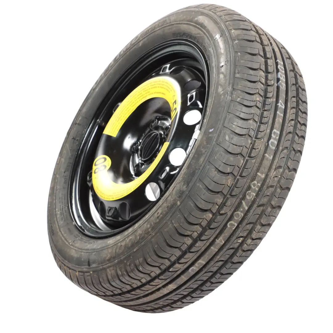 VW Volkswagen Polo Mk5 6R Spare Wheel Wheel Steel R15 Tyre 185/60 - SKU 6R0601027S - Part number 6R0601027S