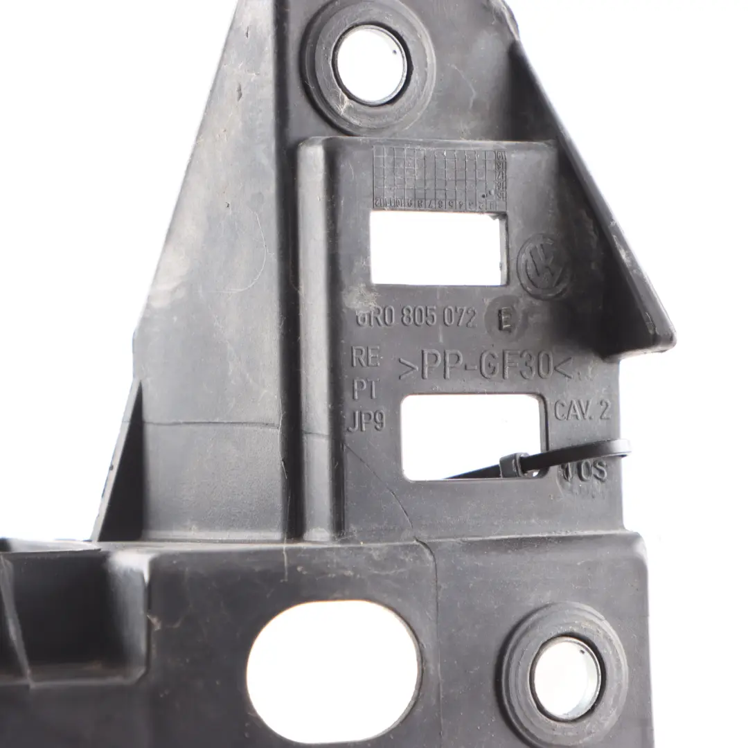 VW Polo 6R Headlight Bracket Right O/S Lower Bumper Lamp Mount - SKU 6R0805072E - Part number 6R0805072E